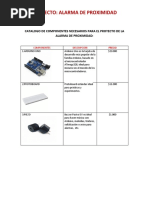 Proyecto Alarma de Proximidad