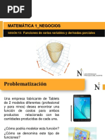 12-Matem1 Neg-Funciones de Varias Variables-CLASE