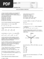 Lista de Complexos