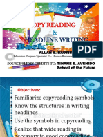 Copyreading and Headline Writing