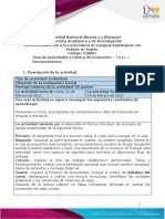 Guía de Actividades y Rúbrica de Evaluación - Tarea 1 - Reconocimiento