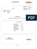 Tax Receipt/Invoice Copy: Fiscal Signature