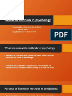 Research Methods in Psychology