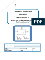 Lab02 - Rectificador de Media Onda