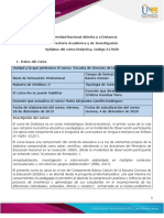 Syllabus Del Curso Didáctica 517020