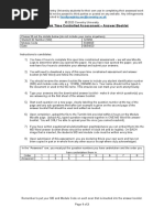 Open Book Time Controlled Assessment - Answer Booklet: Facultyregistry - Eec@coventry - Ac.uk