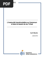 L Insecurite Transfrontaliere Au Cameroun Et Dans Le Bassin Du Lac Tchad