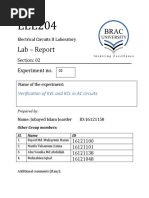 Lab - Report: Experiment No