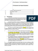 Appendix VI M&E Framework and Impact Evaluation: FTI Mid-Term Evaluation - Draft Synthesis Report