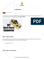 DIY BuckBoost Converter Flyback