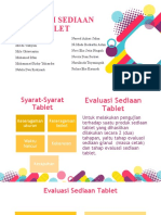 Evaluasi Sediaan Tablet