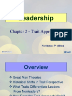 Leadership: Chapter 2 - Trait Approach