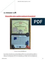 Medidor ESR - Medidor de Capacitores en Circuito. Tabla de Valores