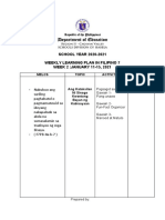 SCHOOL YEAR 2020-2021 Weekly Learning Plan in Filipino 7 WEEK 2:JANUARY 11-15, 2021