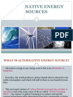 Alternative Energy Sources