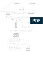 SEATWORK 5. Punnett Squares