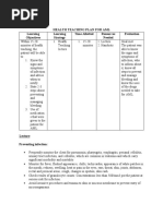 Health Teaching Plan AML