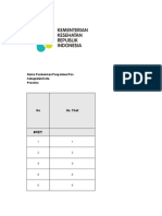 Format Pencatatan Manual Hasil Pelayanan Vaksinasi Manual Pusk Fasyankes Pos PKM SEI TATAS