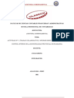 Actividad #5 - (Trabajo Colaborativo) Informe Sobre La Evaluación Del Control Interno de La Municipalidad Provincial de Huamanga