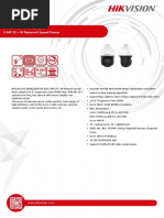 DS-2DE4225IW-DE (S5) (F) 2 MP 25 × IR Network Speed Dome