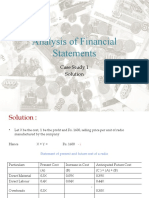 Case Study-1 Marginal Costing