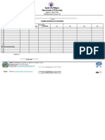 Department of Education: Tvi/Rbi Schedule of Teachers