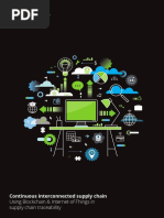 Continuous Interconnected Supply Chain: Using Blockchain & Internet-of-Things in Supply Chain Traceability