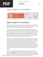 Opex y Capex en Un Proyecto - Coursera