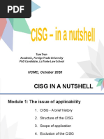 CISG Module 1 - FTU