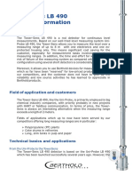 Tower-Sens LB 490 General Information: From The Uni-Probe To The Towersens