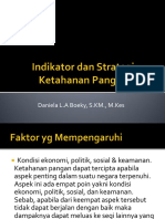 Indikator Dan Strategi Ketahanan Pangan