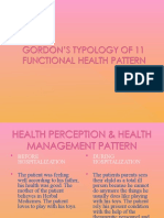 Gordon's Typology of 11 Functional Health Pattern