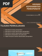 Asuhan Keperawatan Perioperatif: Oleh Putri Kristyaningsih, S. Kep., NS., M. Kep