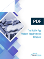 The Mobile App Product Requirements Template