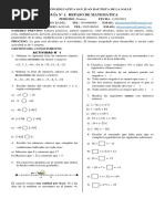 Taller de Repaso 8° - 2021