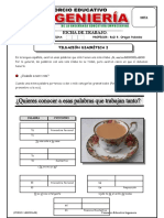 Ficha de Trabajo de Lenguaje Tildación Diacrítica Ingeniería