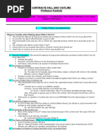 Contracts Fall 2007 Outline Professor Ruskola: I. Public Policy Considerations