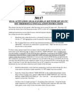Dual Activation / Dual Fan Relay Kit With 185 ON 175 Off Thermostat Installation Instructions