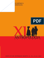 Resúmenes XI Congreso de Antropología en Colombia