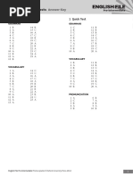 EF3e Preint Entry & Quick Tests Answerkey