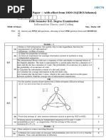 Model Question Paper - With Effect From 2020-21 (CBCS Scheme)