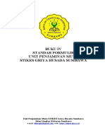 Buku IV Formulir Standar Spmi Stikes Griya Husada Sumbawa