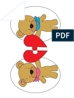 Moldes Casal de Ursinhos Dia Dos Namorados