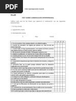 TEST COMUNICACION - Low Murthar