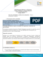 Guia de Actividades y Rúbrica de Evaluación - Reto 2