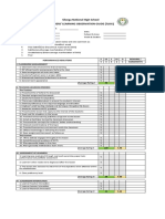 Silanga National High School Teachers' Learning Observation Guide (Tlog)