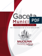 Naucalpan Gaceta Especial 13 25 de Octubre de 2019 081119