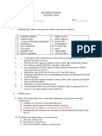 Entre P Quiz Chapter 4