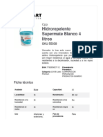 Hidrorepelente Supermate Blanco