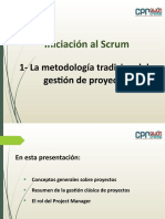 La Metodologia Tradicional de Gestion de Proyectos